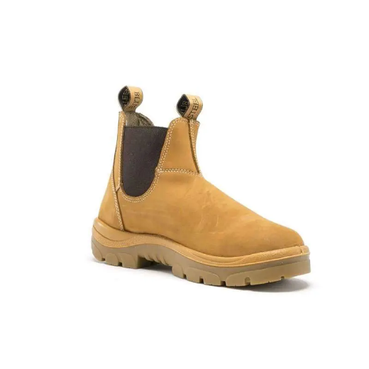 Picture of Steel Blue, Hobart, Safety Boot, Pull-On, Scuff Cap, Wheat, Size 10.5